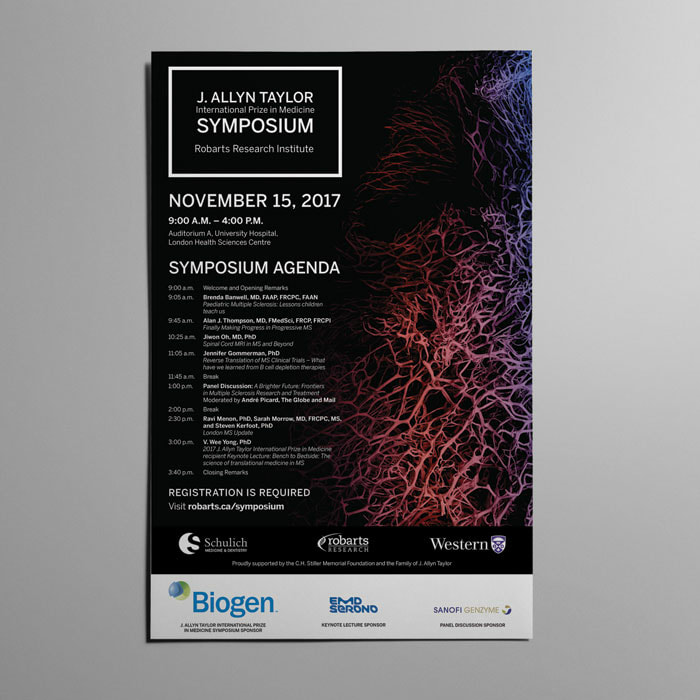 Leaders In Innovation symposium poster design